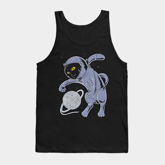 Catstronaut Tank Top by UmbertoVicente